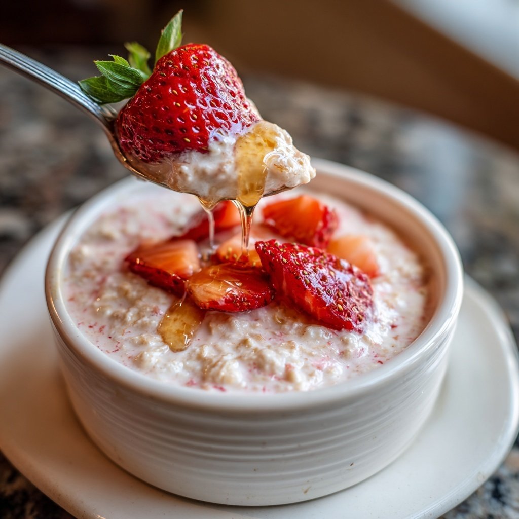 Strawberry Cheesecake Oatmeal