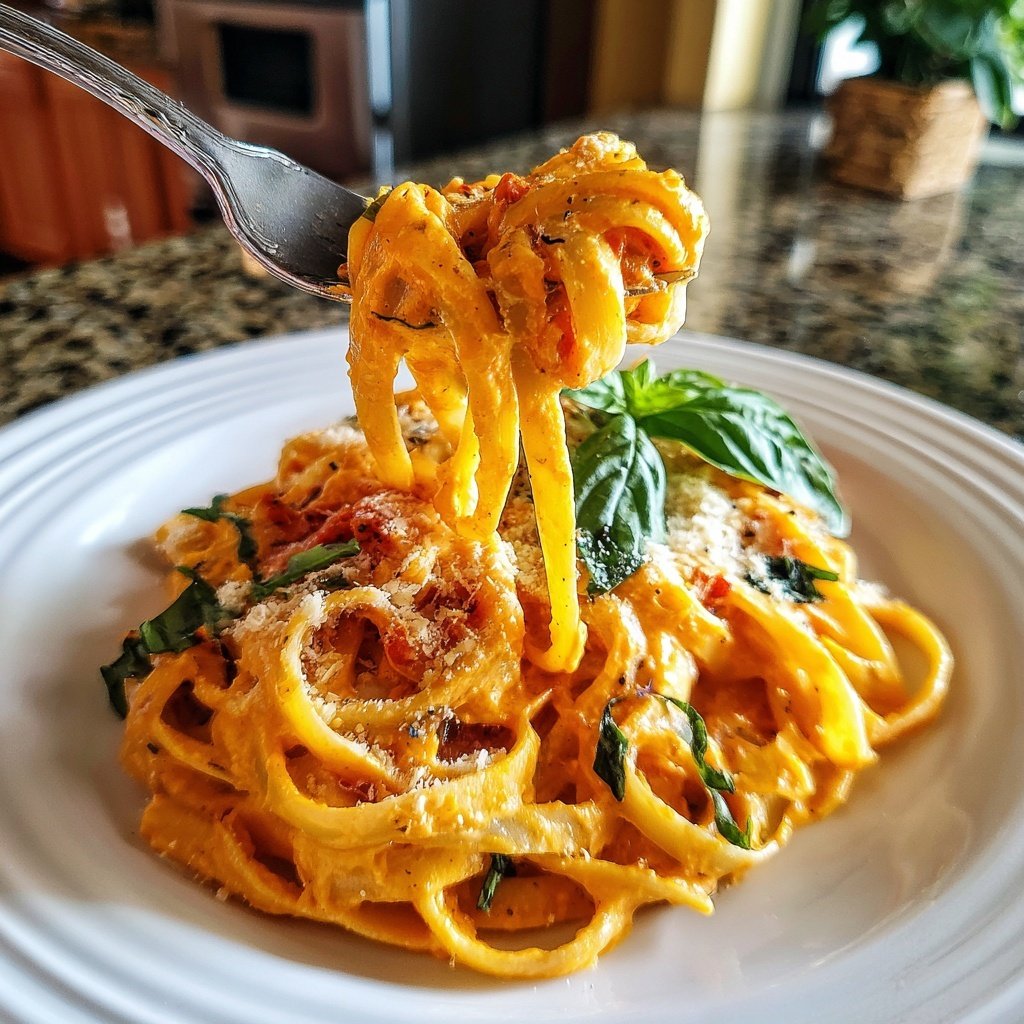 Rose Sauce Pasta with Vodka Cream