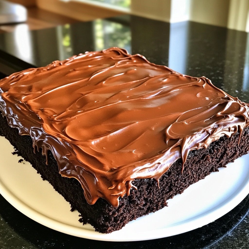 Chocolate Orange Sheet Cake