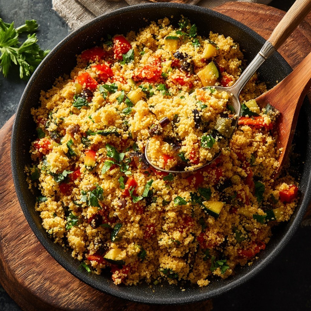Herb Roasted Veggie Couscous