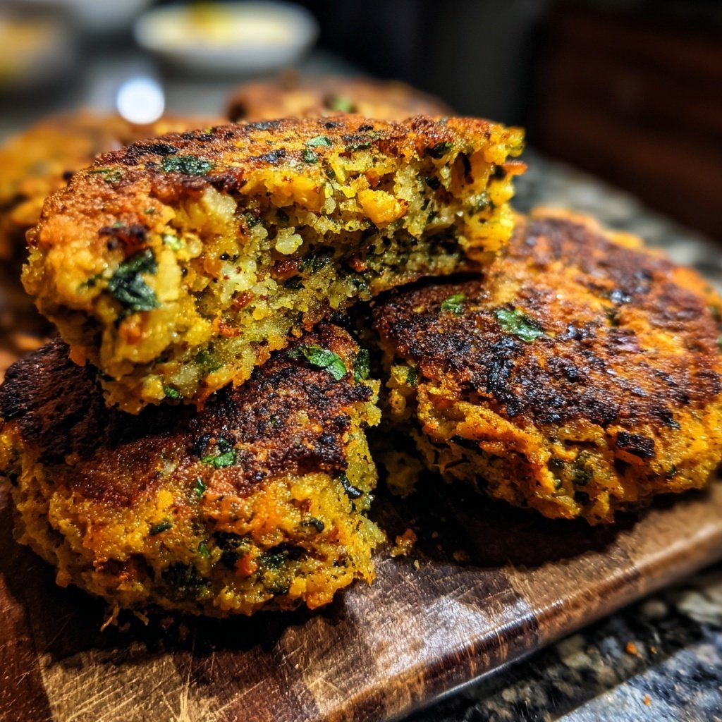 Baked Mediterranean Veggie Patties