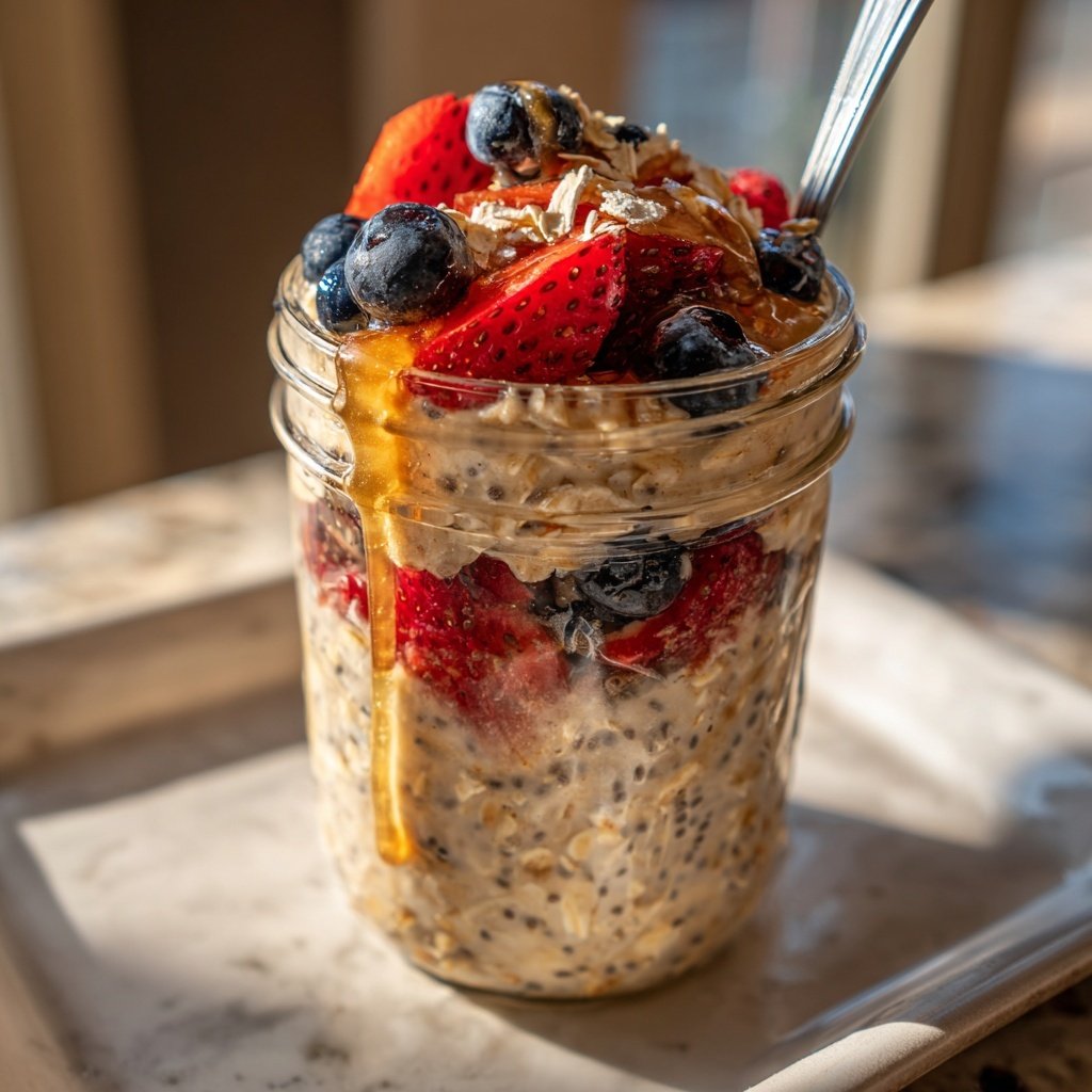 Overnight Oats with Simple Ingredients
