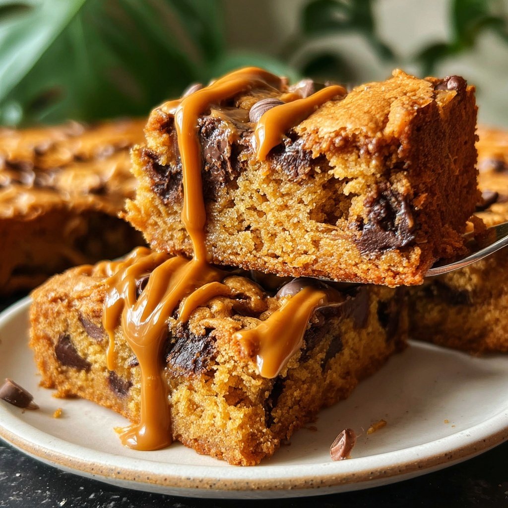 Super Bowl Dessert Peanut Butter Blondies