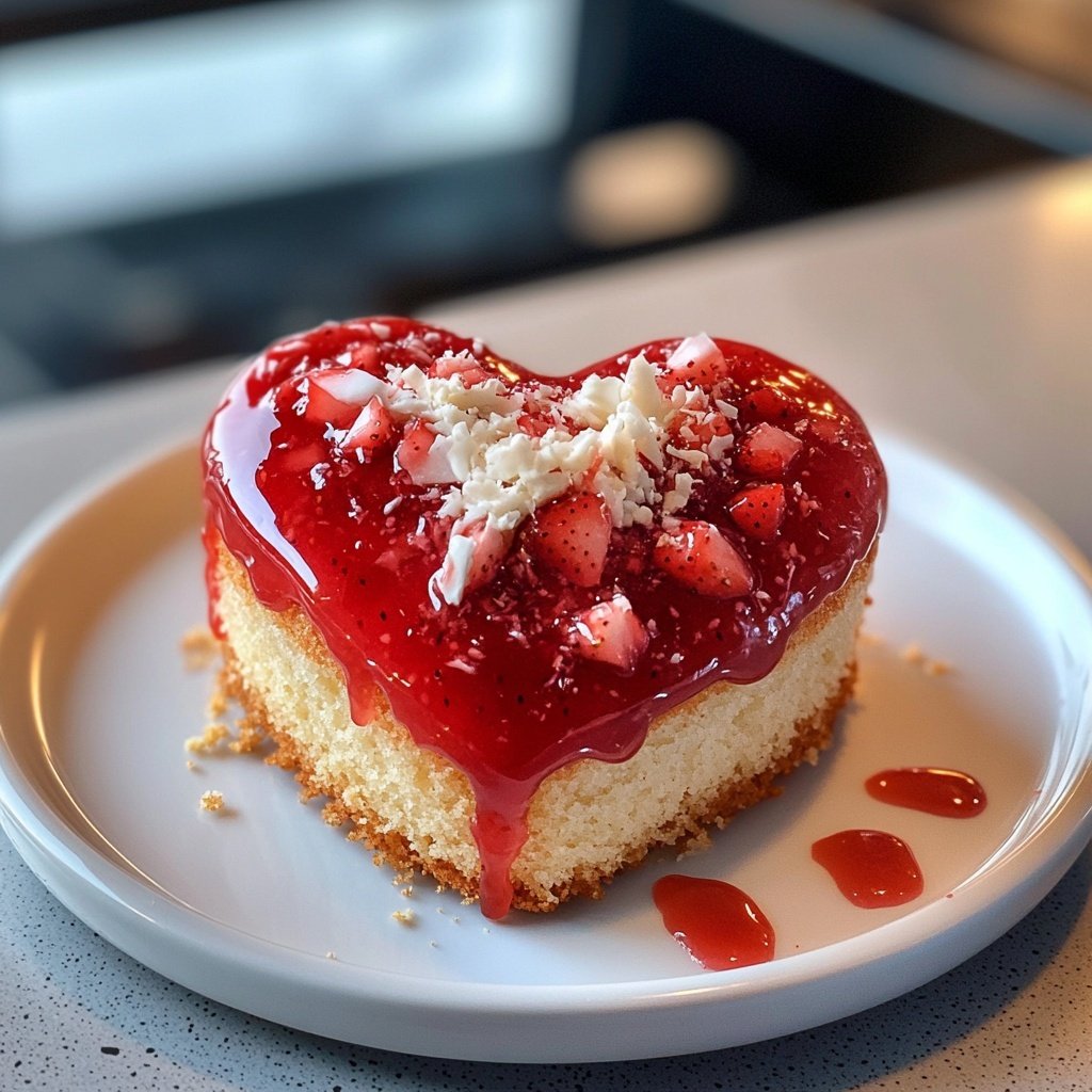 Mini Heart Cake for Valentines