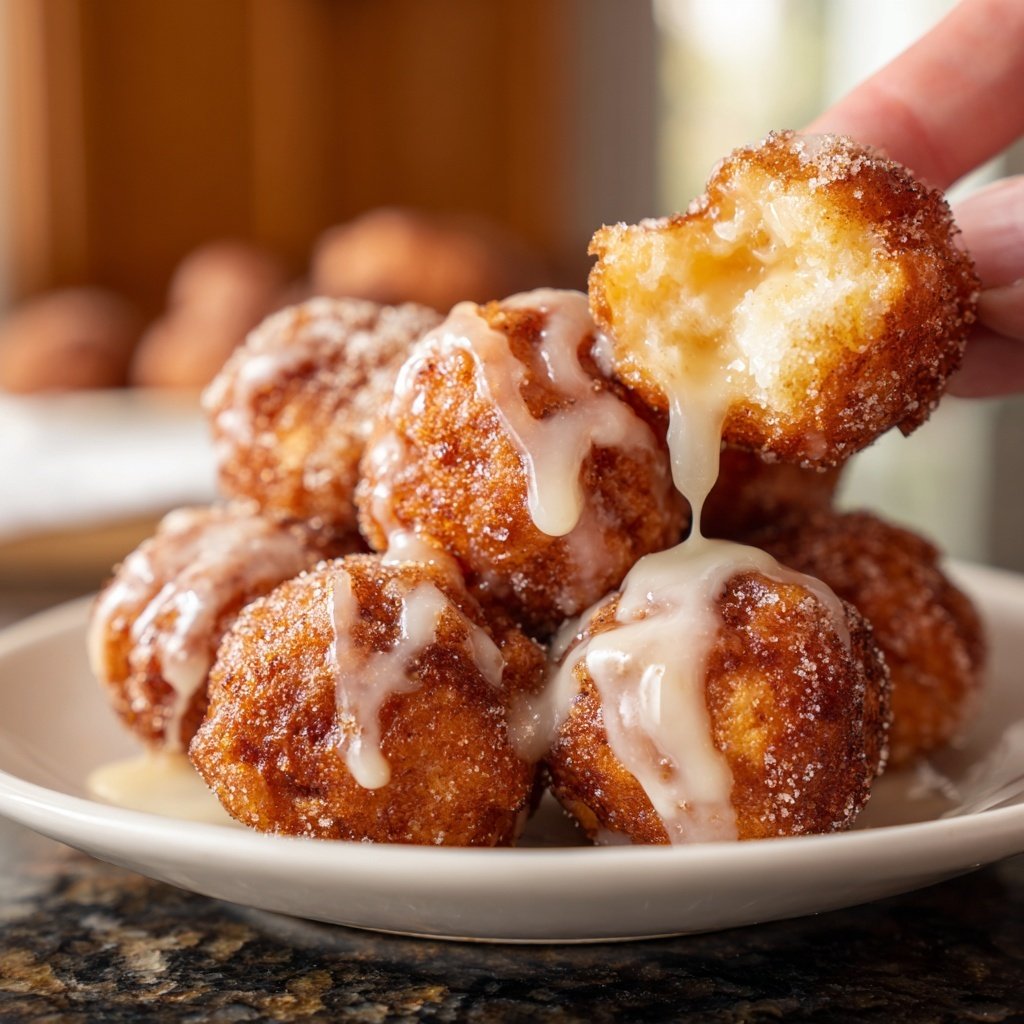 Super Bowl Dessert Cinnamon Sugar Donut Holes