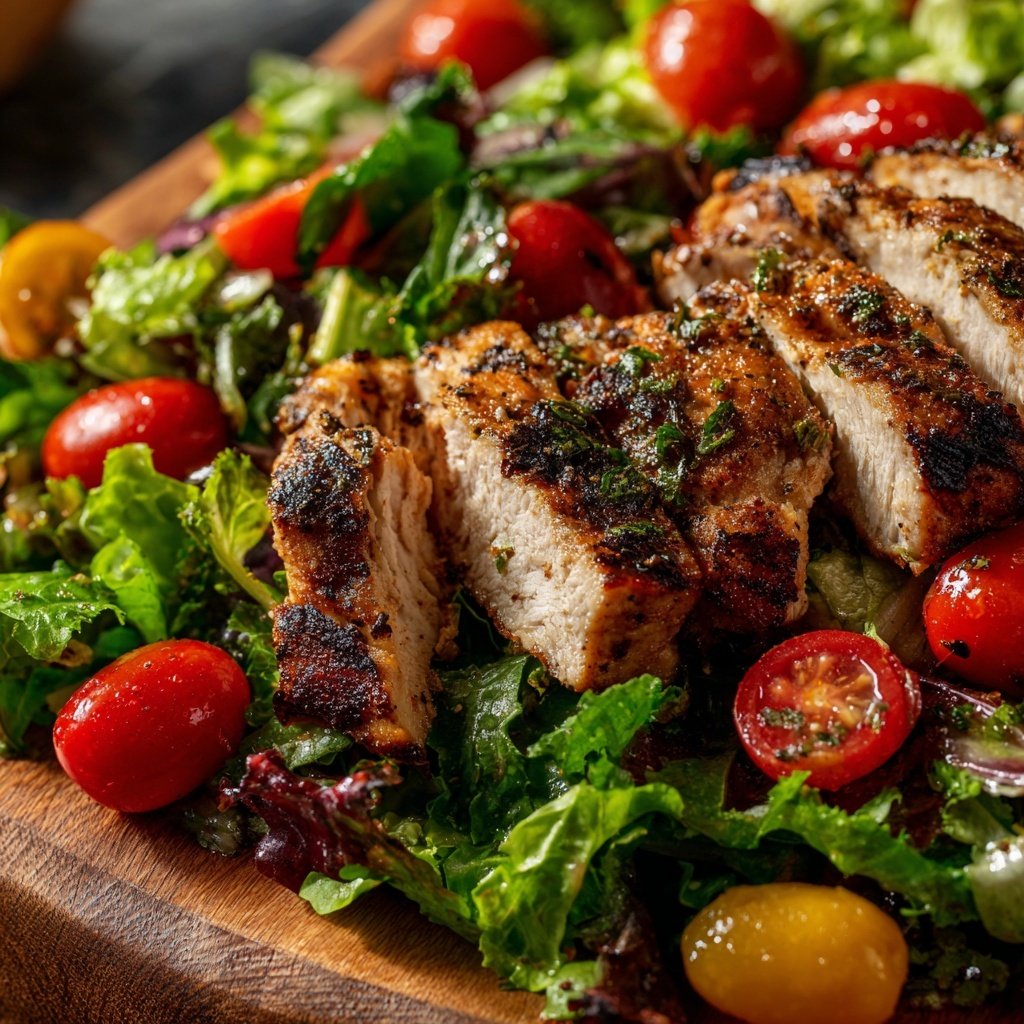 Mediterranean Grilled Chicken Salad