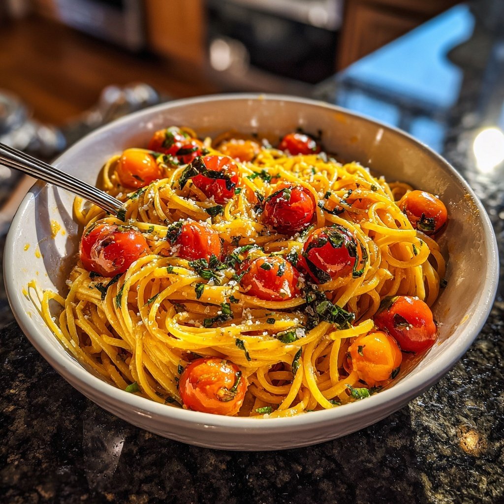 Quick Creamy Tomato Pasta Dinner
