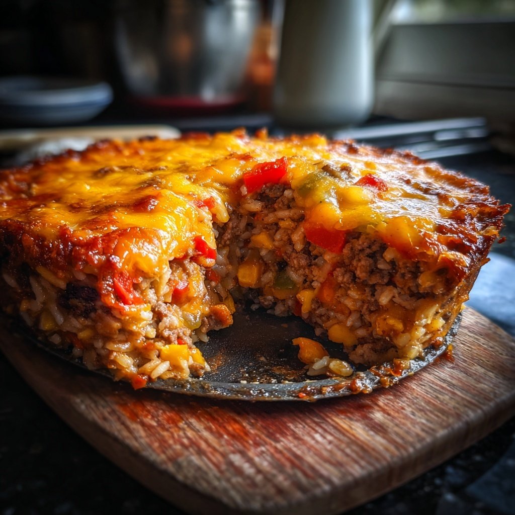 Hamburger Meat And Rice Casserole