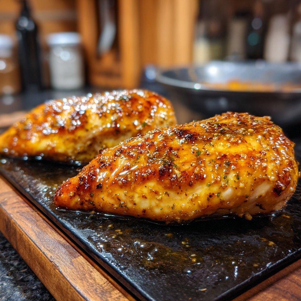 Baked Honey Mustard Chicken Breasts