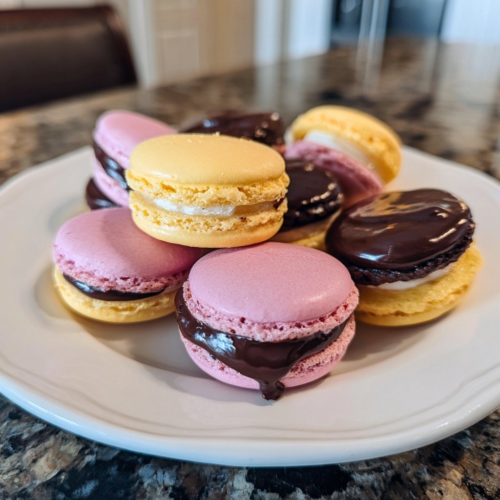 Macarons with Chocolate Ganache